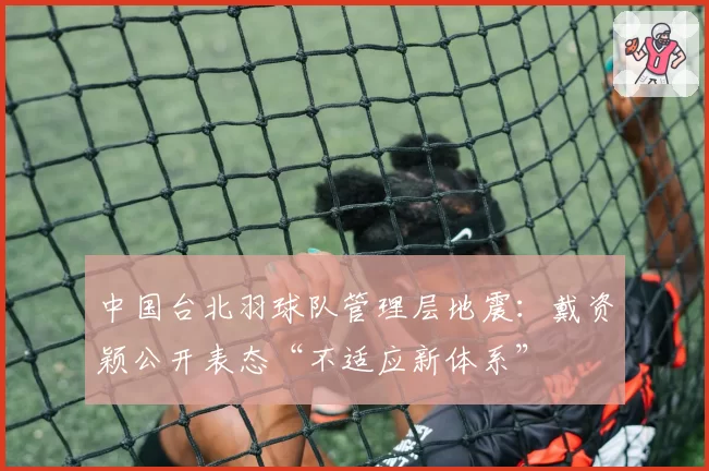 中国台北羽球队管理层地震:戴资颖公开表态“不适应新体系”